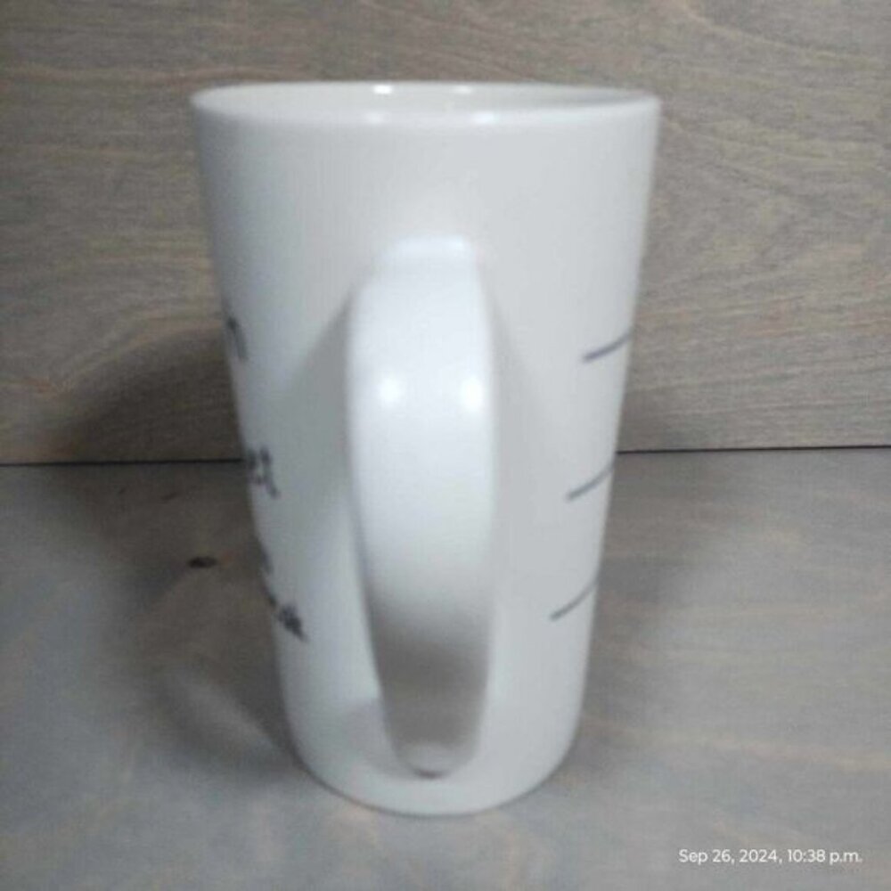 Shhh not yet now you may speak LRG tall mug marble - Picture 3 of 9